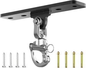Eapele Punching Bag Hanger, Heavy Bag Ceiling Mount Holder for Hanging, 360° Swivel Boxing Bag Hanger for MMA Training, Muay Thai Bags, Heavy Duty Hook for Aerial Yoga, Porch Swings, Hammock Chairs