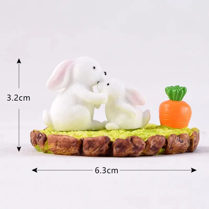 Easter Rabbit Garden Figurine