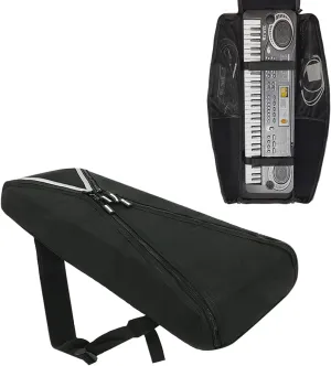 Electronic Keyboard Bag Piano Dust Cover Bag with Adjustable Straps Easy to Carry (22 * 6.5 * 2.5 Inch)
