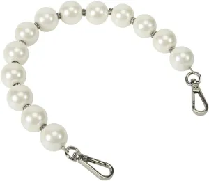 Elegant Bead Pearl Handle Strap Chain Charms Accessory for Women Handbag,Purse,Clutch
