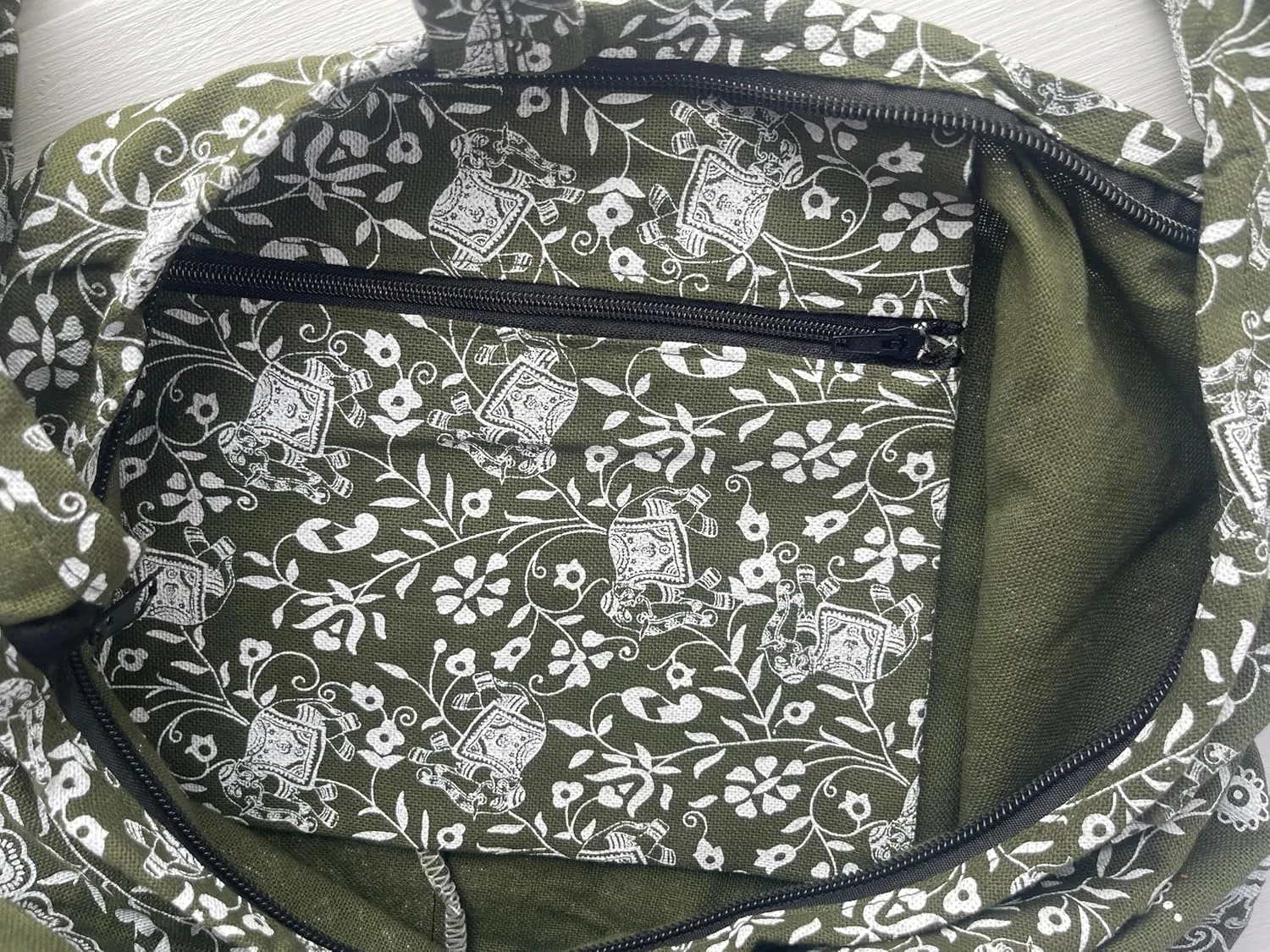 Elephant Crossbody Sling Bag Hippie Hobo Shoulder Purse Medium