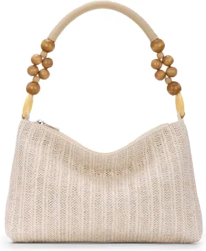 Emprier Straw Tote Bag for Women Summur Beach Bags Straw Shoulder Purse Woven Tote Bag Vacation Handbags