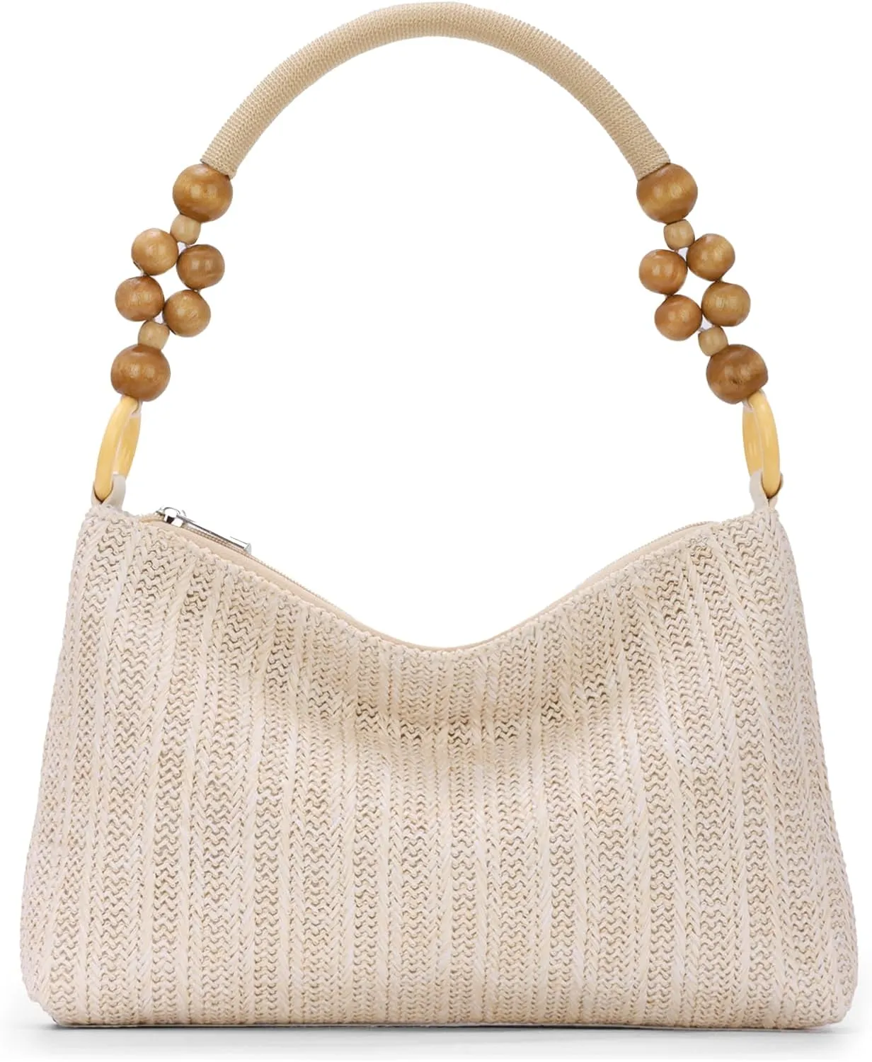 Emprier Straw Tote Bag for Women Summur Beach Bags Straw Shoulder Purse Woven Tote Bag Vacation Handbags