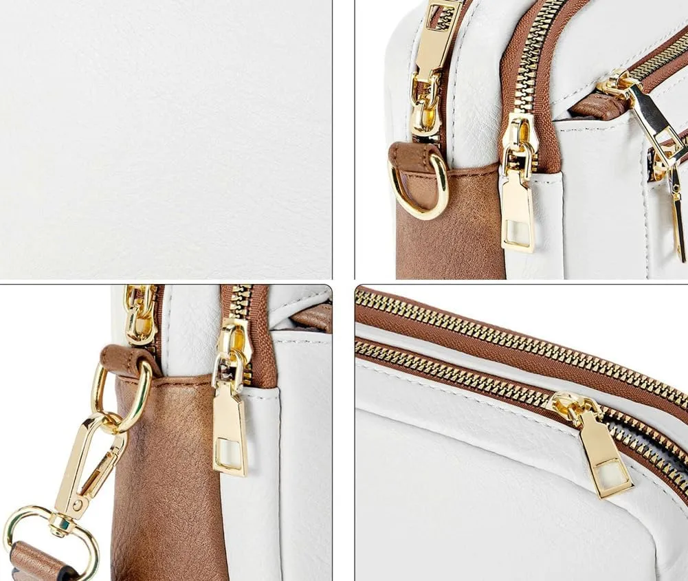 Ethnic Leather Bags for Women Casual Shoulder Bag Crossbody Bag Satchel on Trend Purses for Work Travel 2024