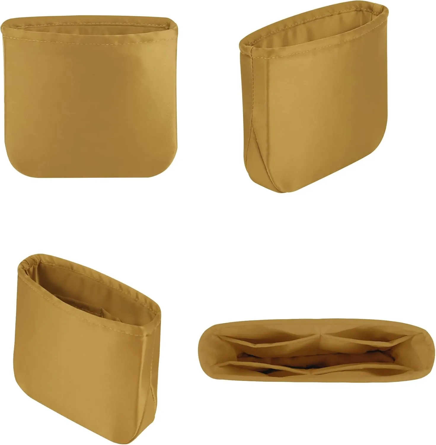 Evelyne 29 PM Insert, Purse Organizer Insert Compatible with Hermes Evelyne Bags, Soft and Smooth Organizer for Women Handbag (Biscuit, 29 PM)
