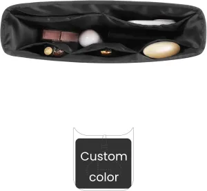 Evelyne Bags Insert, Silky Purse Organizer Insert Compatible with Hermes Evelyne, Lightweight Handbag Shaper, 4 Sizes, 114 Color Options (Custom)