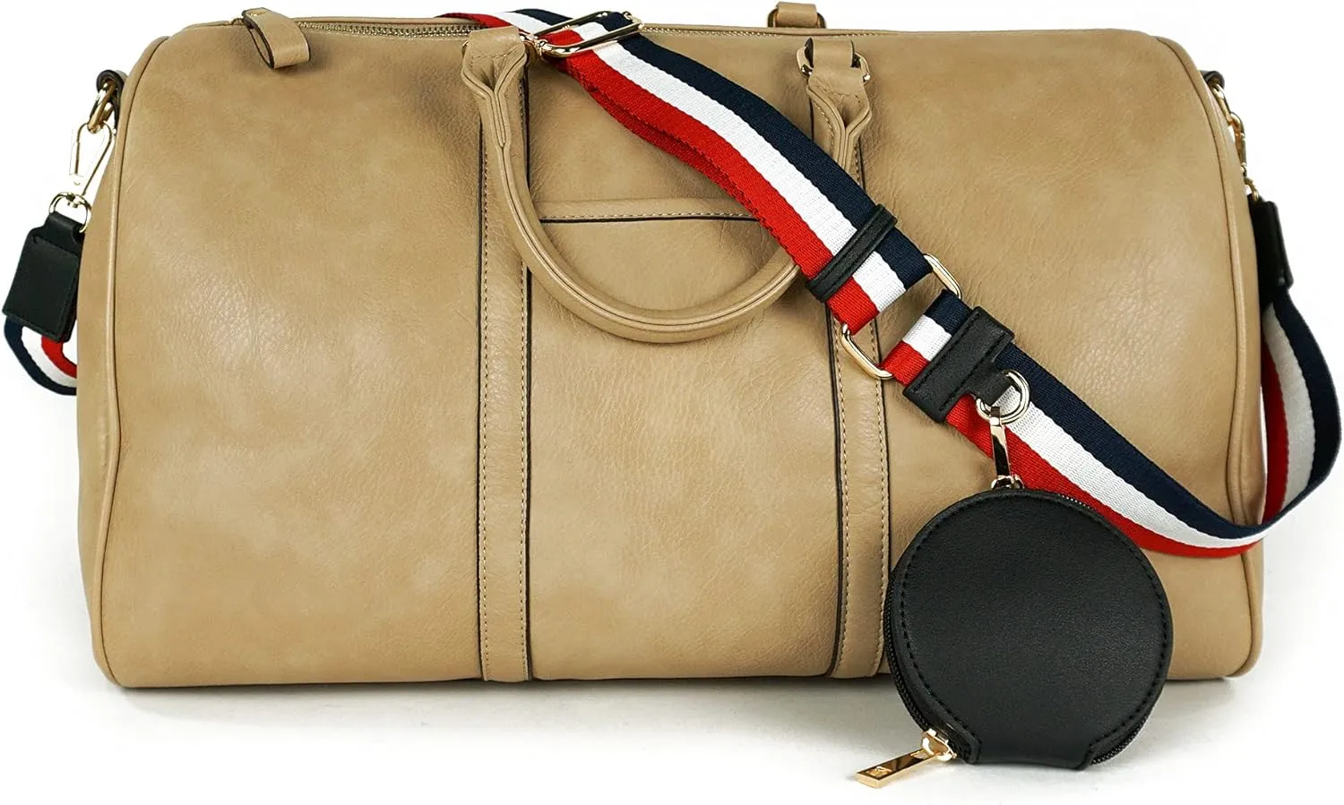 EVVE Wide Replacement Straps for Handbags with Coin Purse - For Over Shoulder Crossbody Bag, Guitar Style, Adjustable Length
