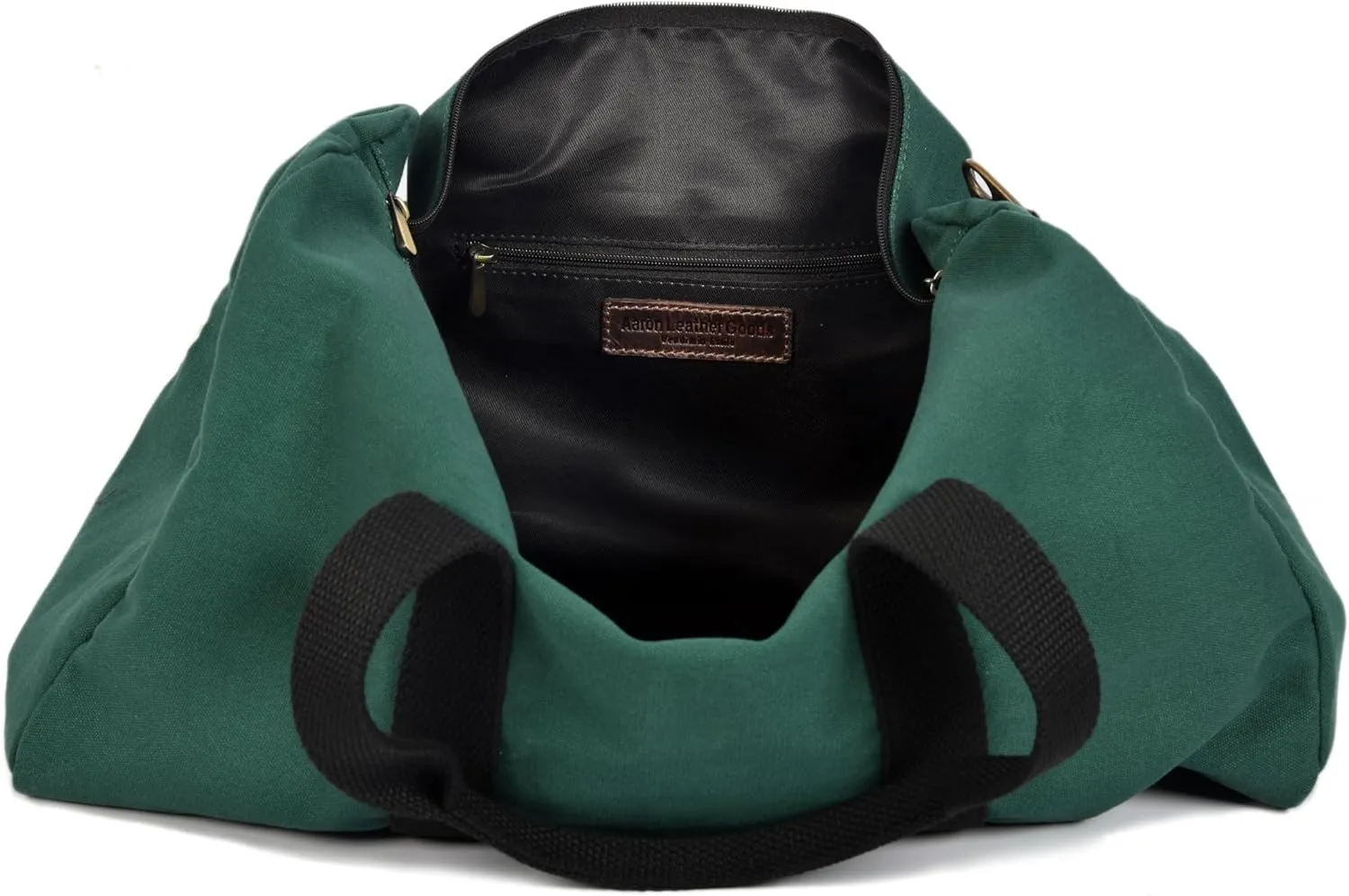 Extra-Large Travel Duffel Bag Canvas- Weekender, Gym, Overnight, Carry On Bag for Women Men, Travel, Gym, Weekend (Green)
