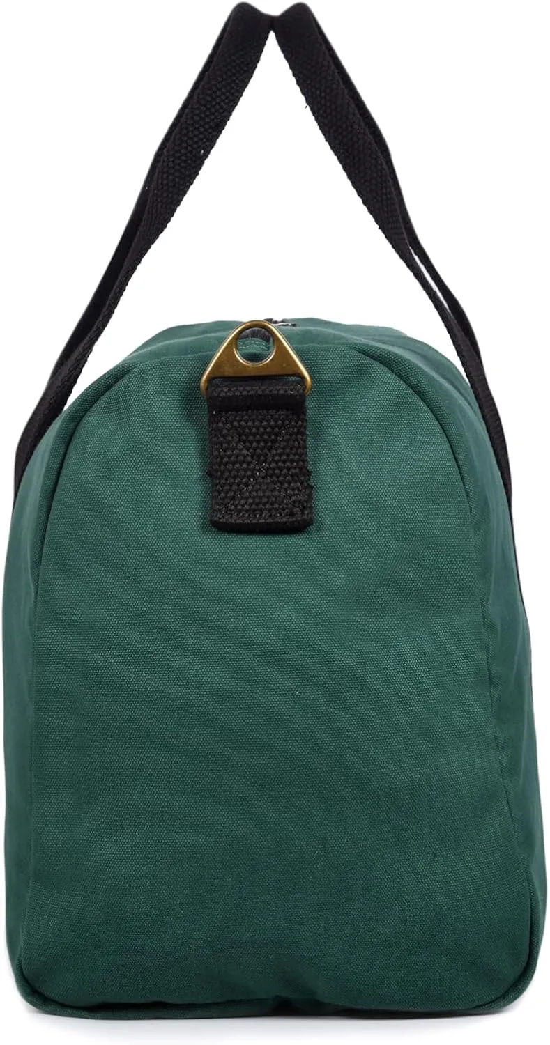 Extra-Large Travel Duffel Bag Canvas- Weekender, Gym, Overnight, Carry On Bag for Women Men, Travel, Gym, Weekend (Green)