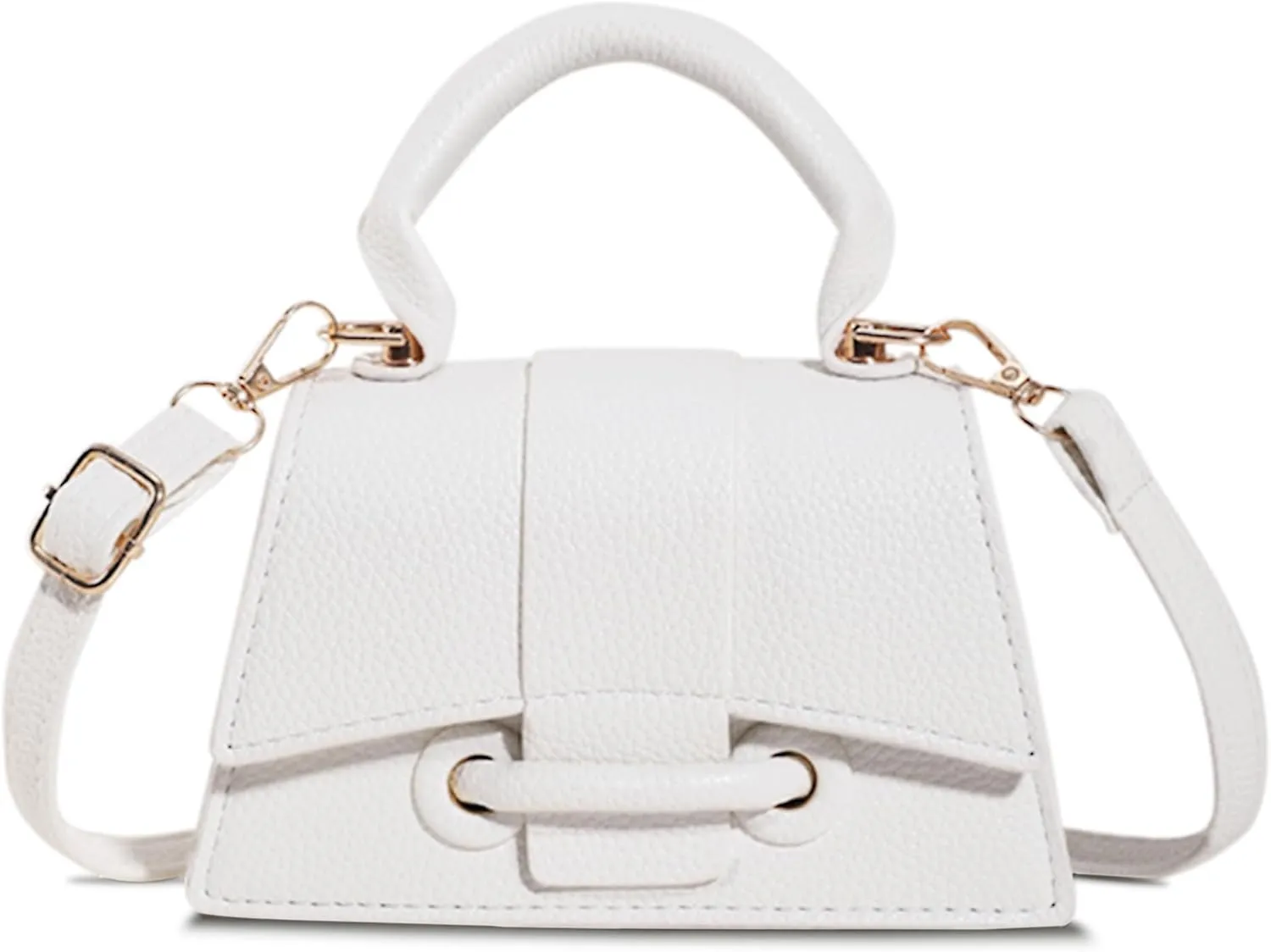 FALETO Mini Purses for Women Cute Top Handle Crossbody Bag Stylish Tiny Clutch Handbag with Strap