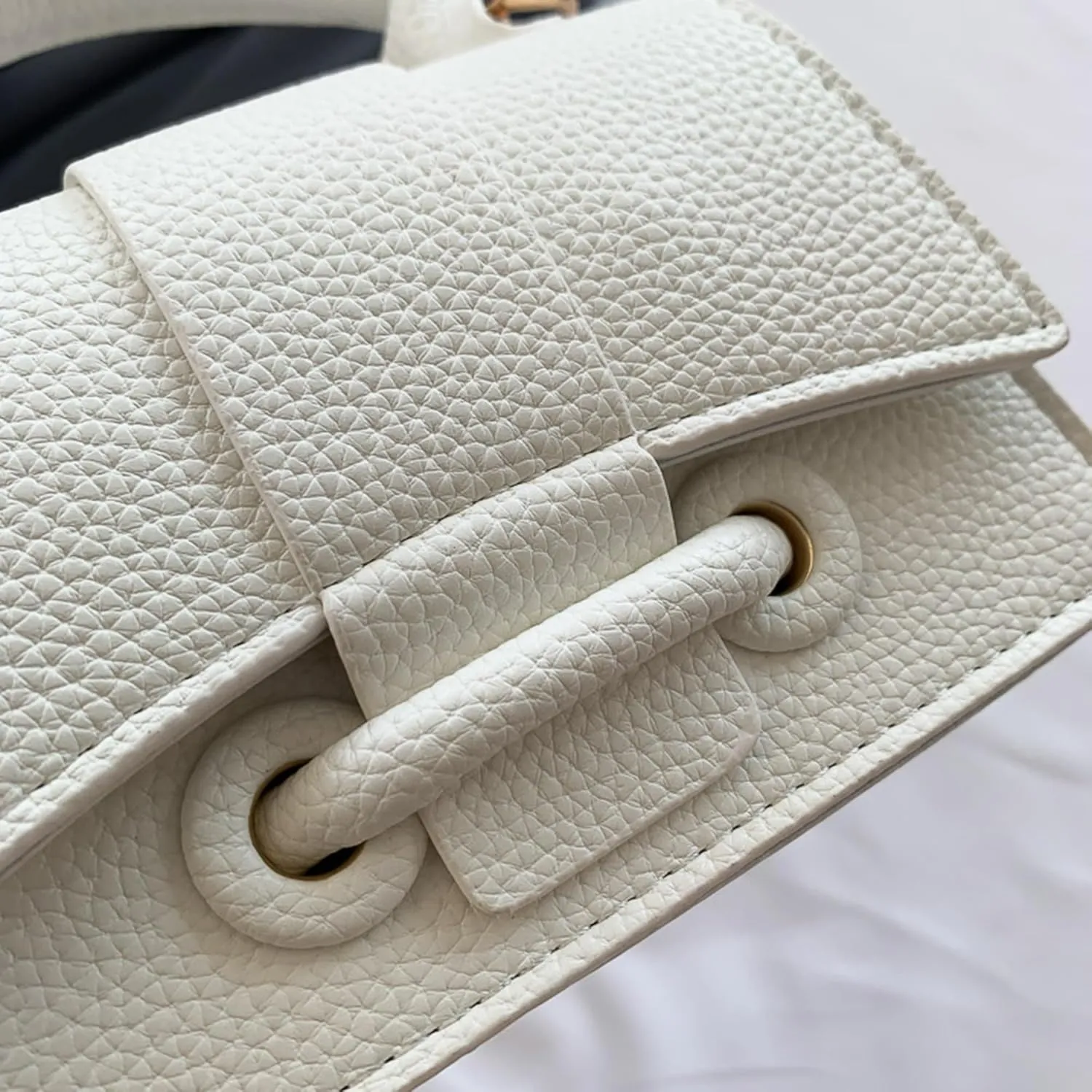 FALETO Mini Purses for Women Cute Top Handle Crossbody Bag Stylish Tiny Clutch Handbag with Strap