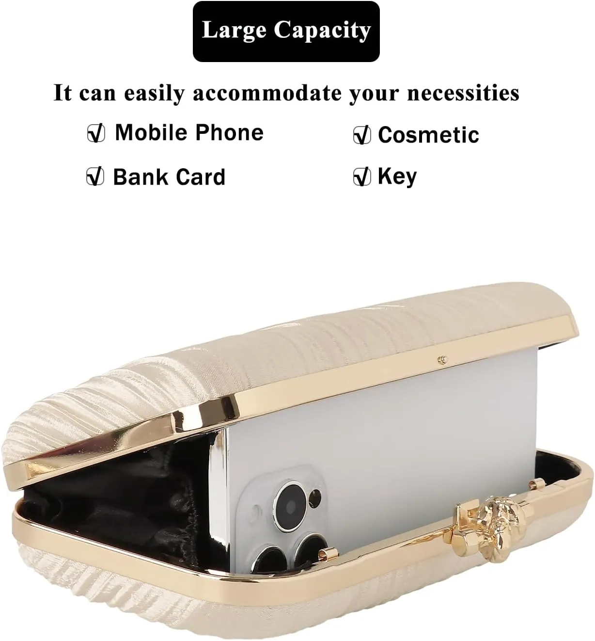 Fashion Womens Jane Satin Diamante Clutch Rhinestone Evening Bridal Prom Party Handbag Crossbody Purse Chain Bag