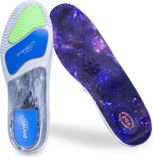 FDZ PORON Cushion Insoles for Plantar Fasciitis Prevention Men Women, Work Boot Shock Absorbing Insole for Heavy Duty, Orthotic Shoe Inserts for Flat Feet, Metatarsal Shoe Insole Foot Pain Relief (M)