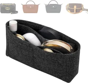 Felt Purse Organizer Insert for GG Marmont Matelasse Shoulder Bag Long champ le pliage,Mini Handbags Organizer Tote Liner Pouch for Women Inner Bladder Bag Storage Bag