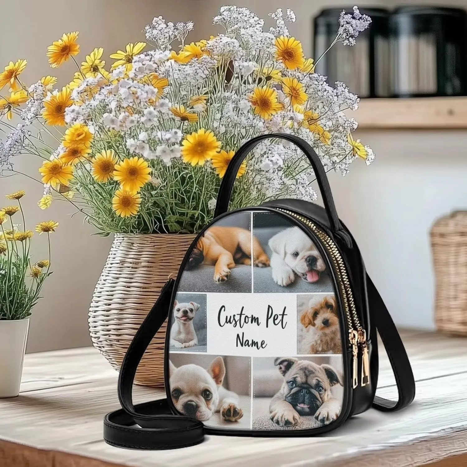 FOR U DESIGNS Crossbody Bags for Women Small Size Travel Shoulder Tote Bag with Zipper for Work PU Leather Hobo Satchel bag
