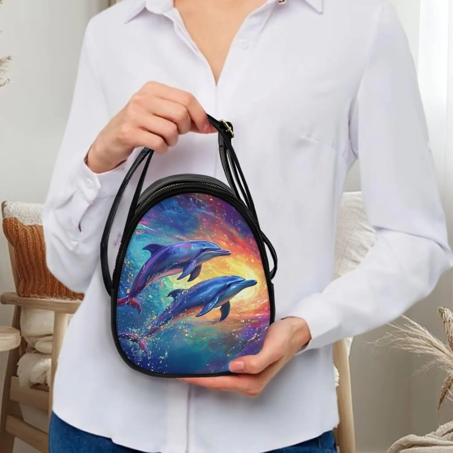 FOR U DESIGNS Crossbody Bags for Women Small Size Travel Shoulder Tote Bag with Zipper for Work PU Leather Hobo Satchel bag