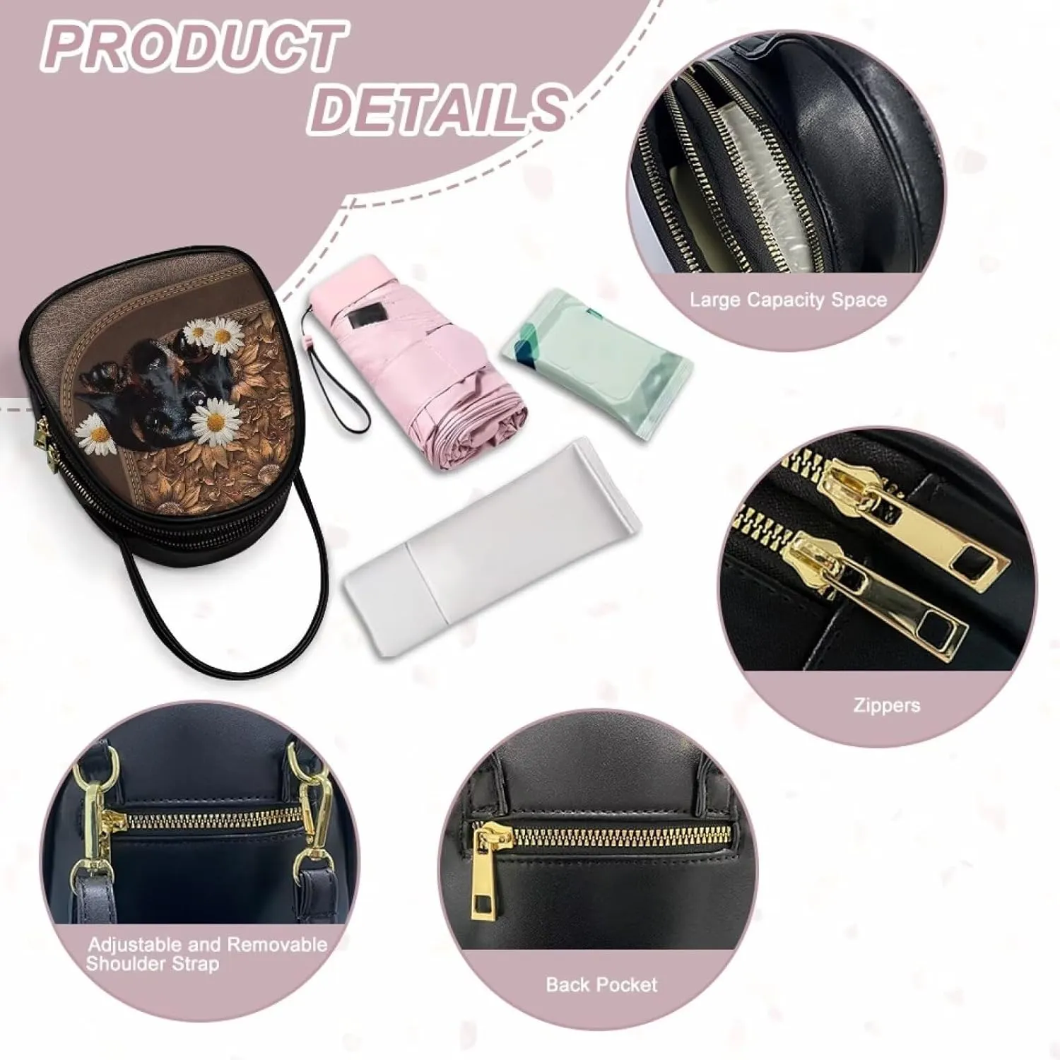 FOR U DESIGNS Leather Hobo Bags for Women Trendy Anti Theft Crossbody Bag Top Handle Shoulder Bag Satchel Handbag