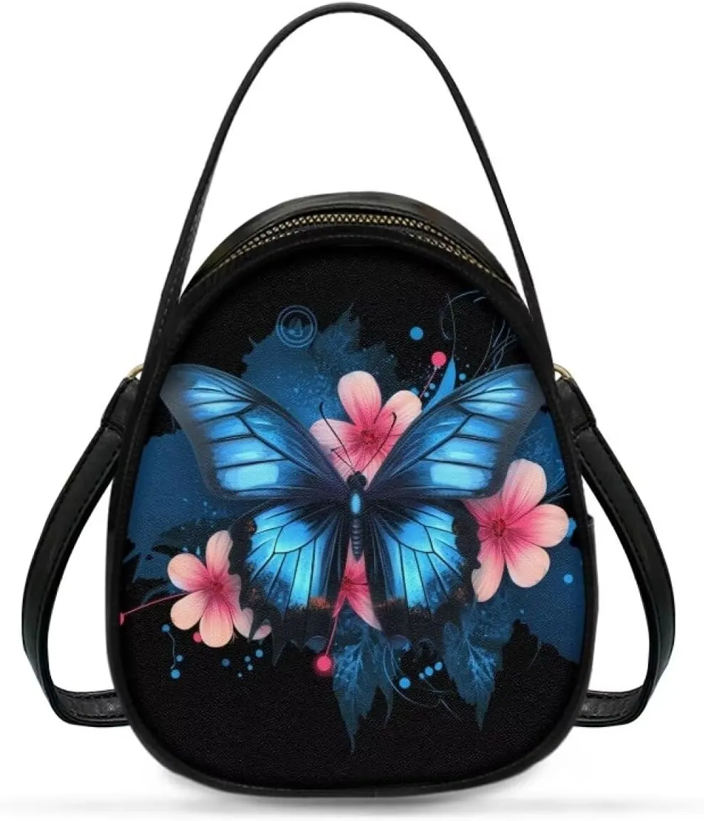 FOR U DESIGNS Mini Crossbody Bags for Women Cute Shoulder Handbag with Zipper Leather Satchel Purse for Work Travel