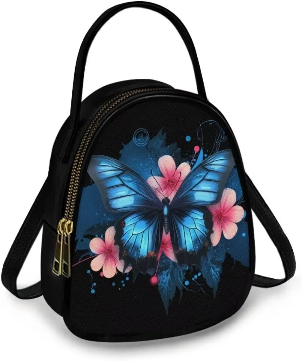 FOR U DESIGNS Mini Crossbody Bags for Women Cute Shoulder Handbag with Zipper Leather Satchel Purse for Work Travel