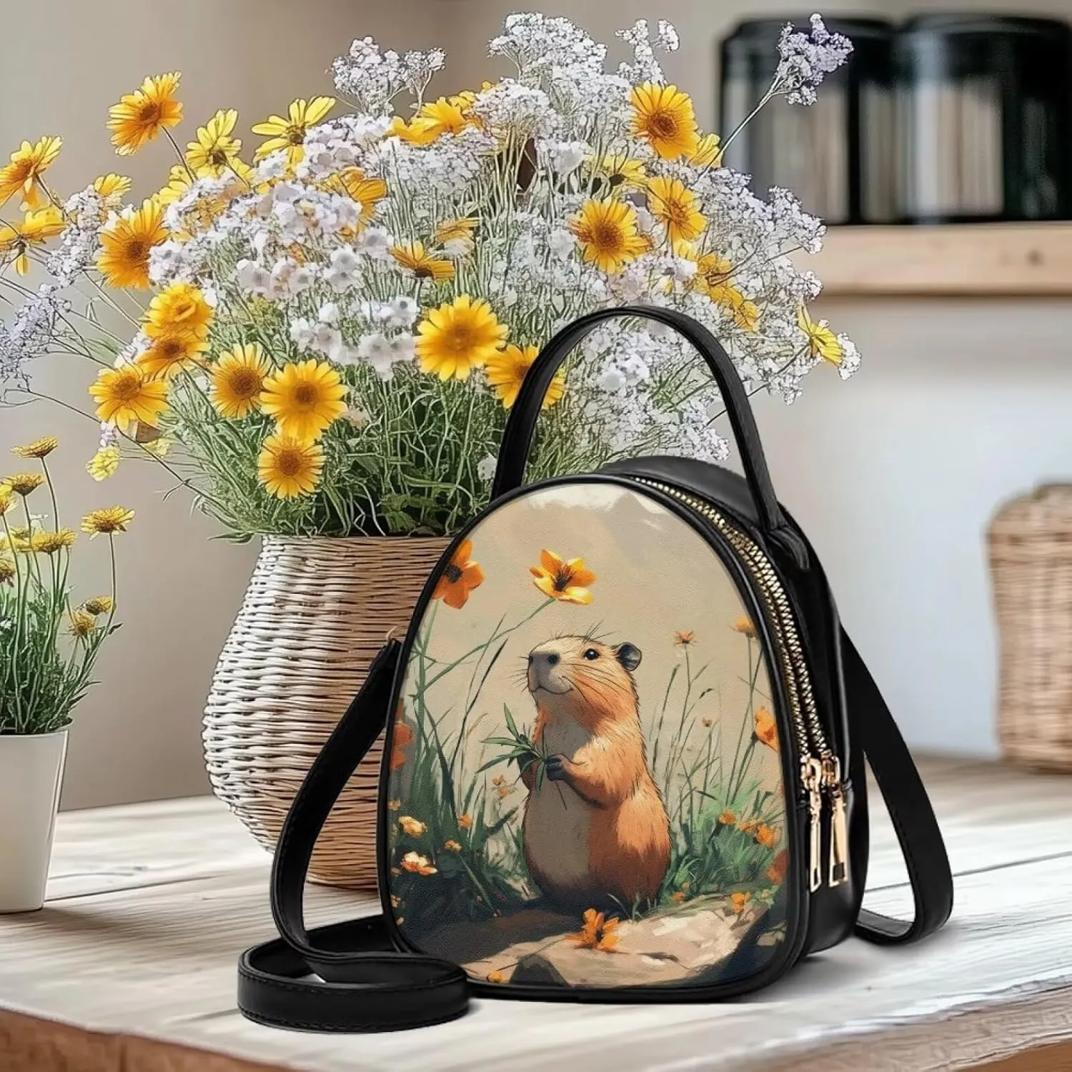 FOR U DESIGNS Mini Crossbody Bags for Women Leather Hobo Bag Top Handle Phone Purse Ladies Trendy Satchel Shoulder Bag
