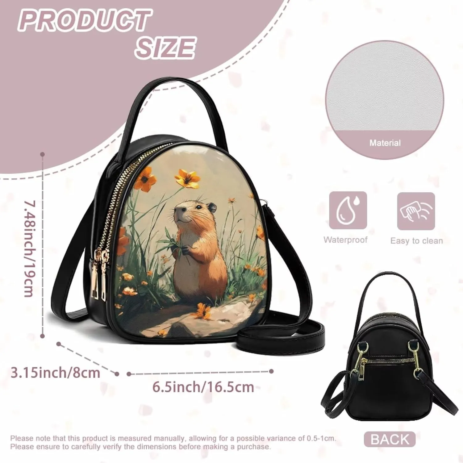 FOR U DESIGNS Mini Crossbody Bags for Women Leather Hobo Bag Top Handle Phone Purse Ladies Trendy Satchel Shoulder Bag