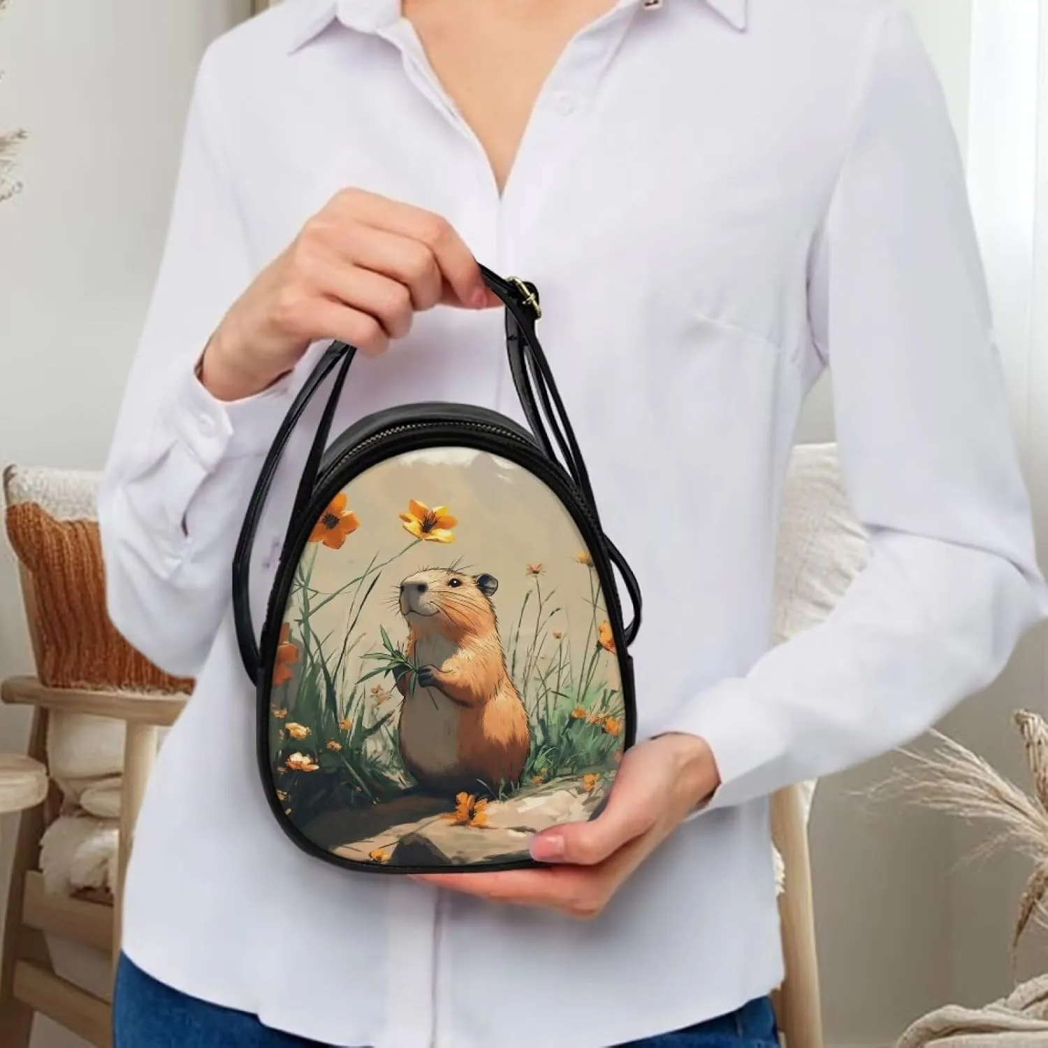 FOR U DESIGNS Mini Crossbody Bags for Women Leather Hobo Bag Top Handle Phone Purse Ladies Trendy Satchel Shoulder Bag