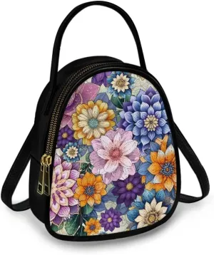 FOR U DESIGNS Women Small Shoulder Bag Mini Purse Womens Crossbody Clutch Purses Cute Tote Bag for Work with Zipper