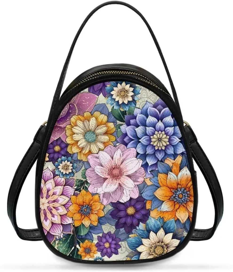 FOR U DESIGNS Women Small Shoulder Bag Mini Purse Womens Crossbody Clutch Purses Cute Tote Bag for Work with Zipper