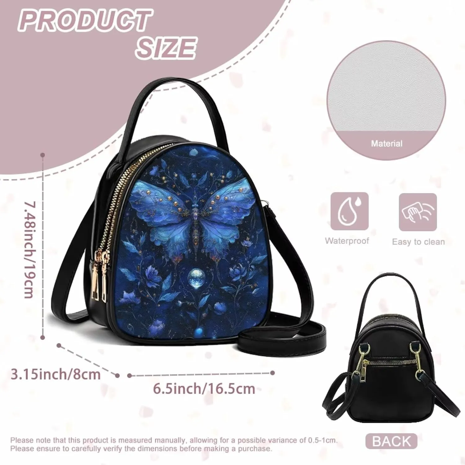 FOR U DESIGNS Women Soft PU Leather Shoulder Bag Ladies Crossbody Phone Purse Top Handle Tote Bag for Work