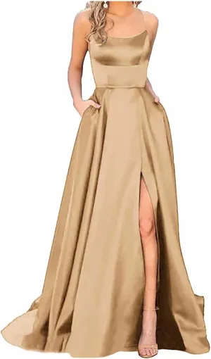 Formal Dresses for Women Evening Party Sexy Sleeveless Side Slit Maxi Dress Elegant Off The Shoulder Wedding Guest Dresses