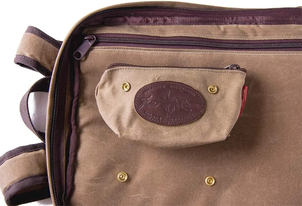 Frost River Accessory Bag - Durable Waxed Canvas Travel Organizer Toiletry Pouch, Medium, With XP Snaps, Field Tan