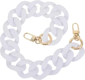 Gadpiparty Crylic Handbag Chain Contrast Thick Chain DIY Bag Chain Fashionable Accessory for Your Bag