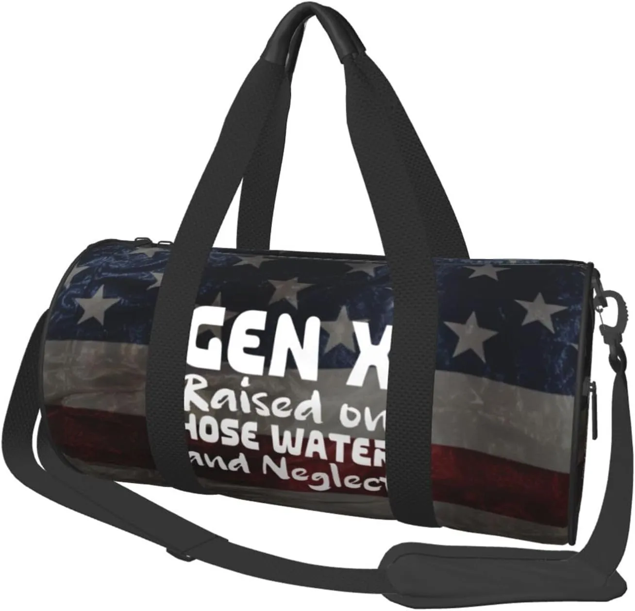 Gen X Raised On Hose Water Neglect Duffel Bag Gym Bag Travel Sports Tote Large Foldable Beach Swim Yoga8