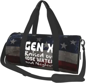 Gen X Raised On Hose Water Neglect Duffel Bag Gym Bag Travel Sports Tote Large Foldable Beach Swim Yoga8