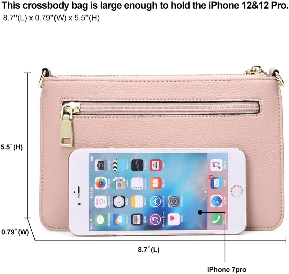 Genuine Leather Small Crossbody bags for Women mini Shoulder Bags Handbags Purses Wallet