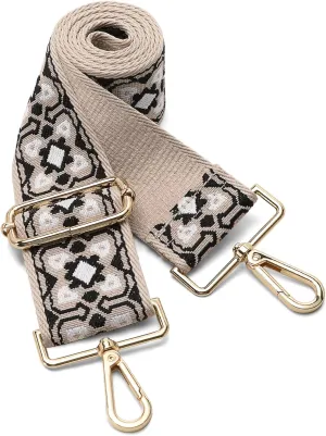 GINJKGO Purse Straps Replacement Crossbody - Adjustable Bag Strap for Purses, Wide Shoulder Strap for Women Guitar Purses