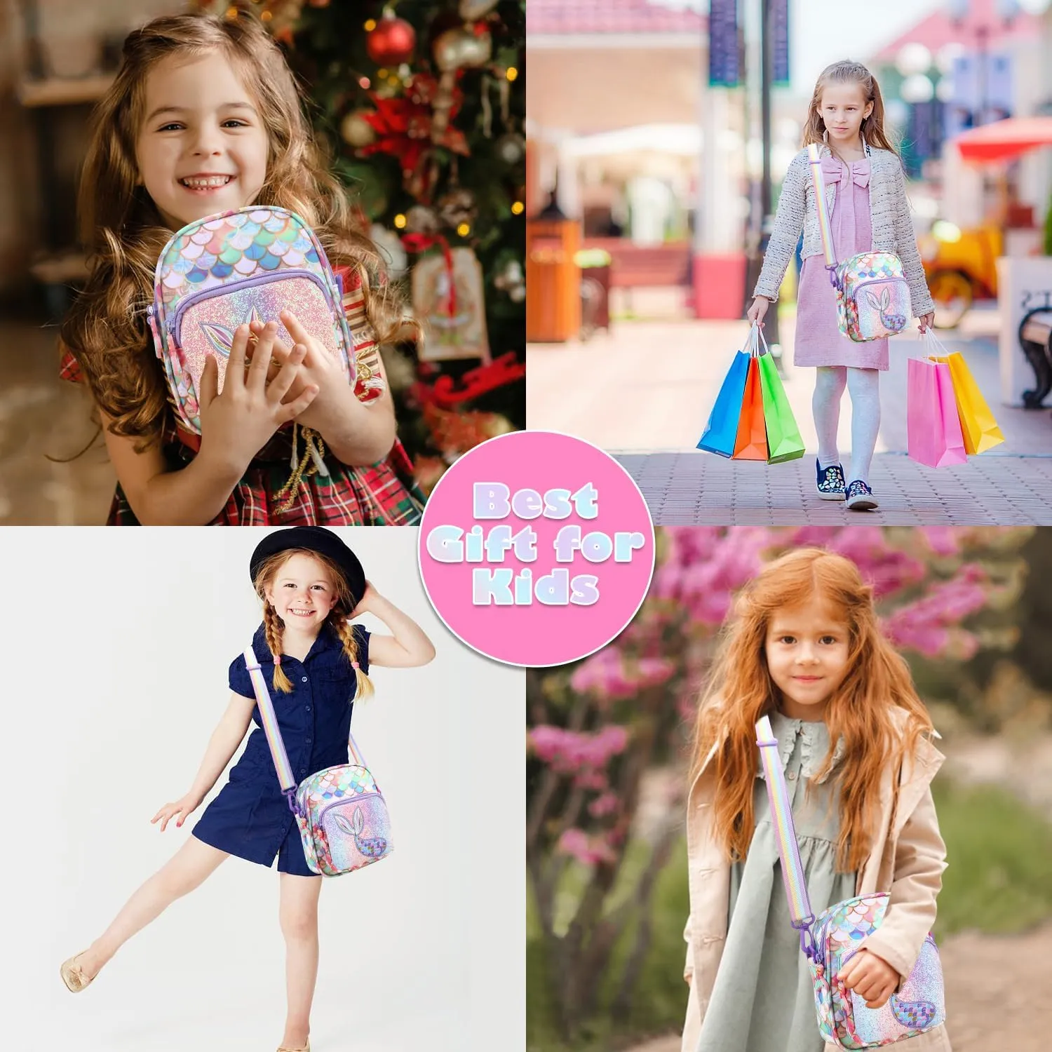Girls Purses for Kids Age 3-12 - Kid Crossbody Bag Teen Little Girls for Gifts