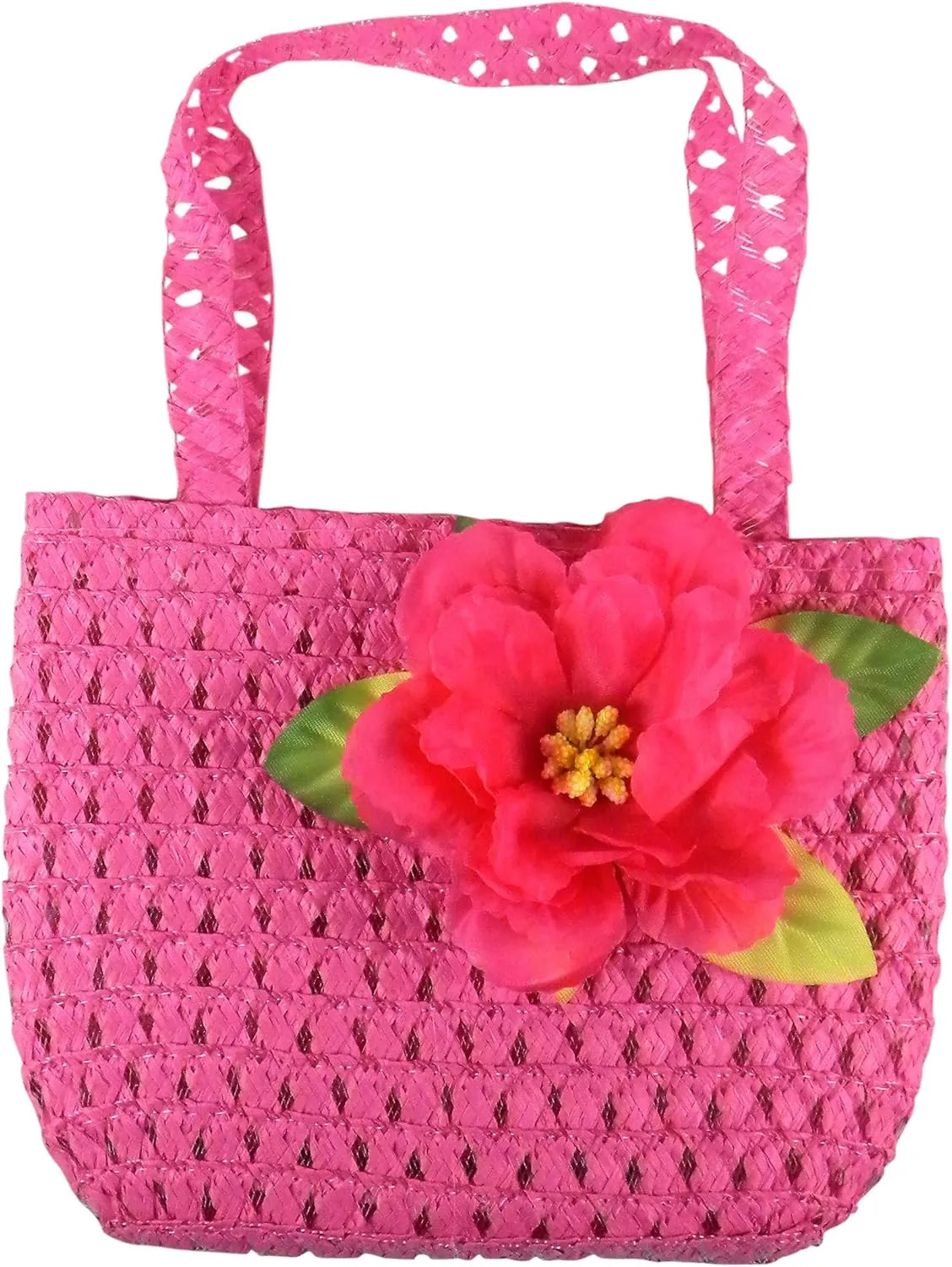Girls Tea Party Dress Up Play Set with Sun Hat, Purse, and White Gloves