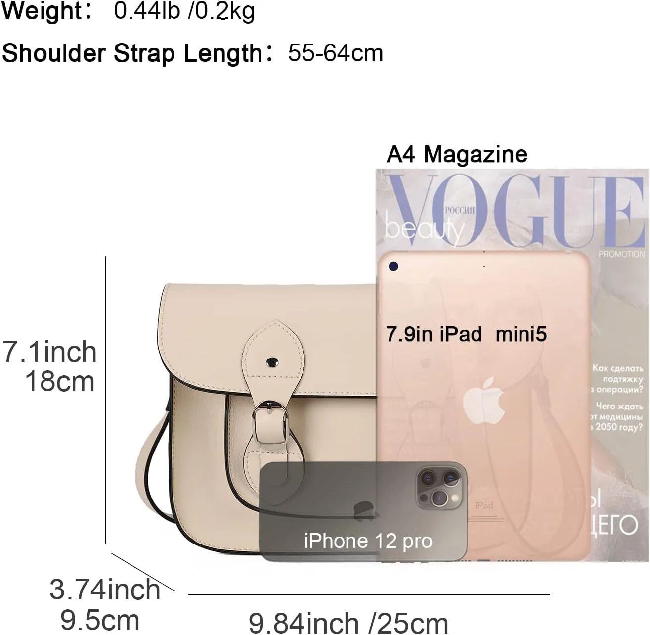 Gladdon Small Messenger Bag for Women Vegan Leather Crossbody Bags Travel Satchel Shoulder Purses