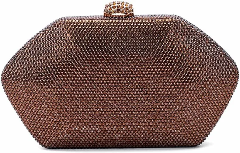 Glitter Women Rhinestone Clutch Purse Diamonds Evening Bag Crystal Shoulder Bag for Wedding Banquet Party