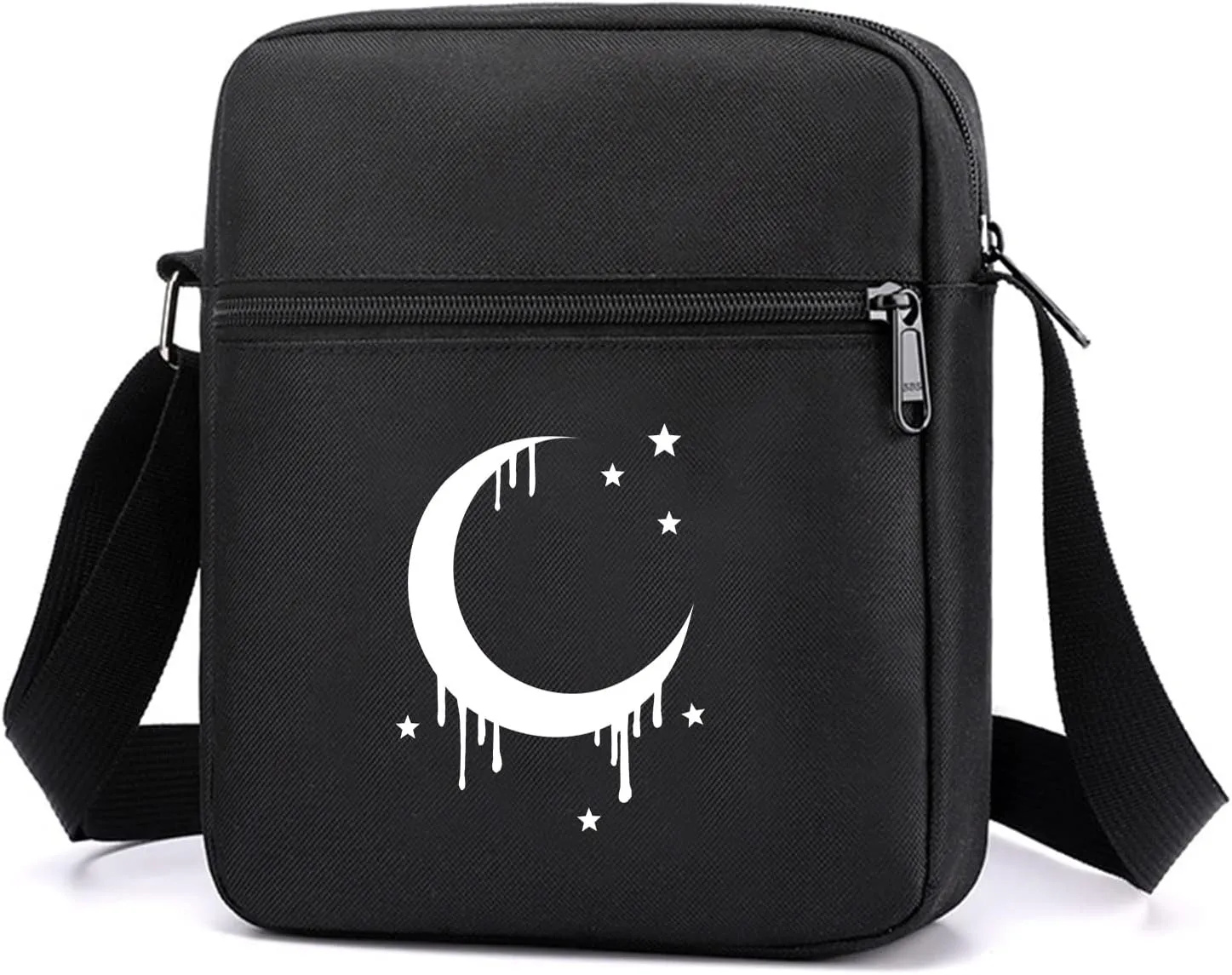 Gothic Crossbody Bag Mini Messenger Bags Goth purse With Adjustable Straps