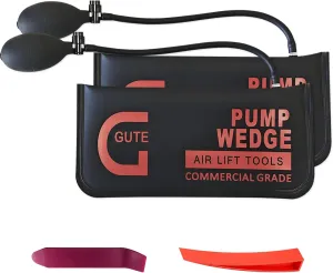 Gute Air Wedge Bag, Professional Air Wedge Pump Leveling Kit & Alignment Tool, Commercial Grade Inflatable Air Pump Kit (2 Pack)