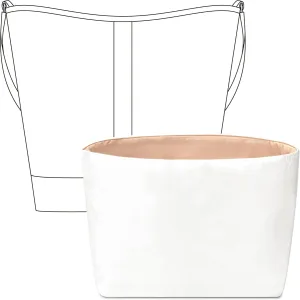 Handbag Organizer Insert for CELINE Small Bucket in Triomphe Canvas and Calfskin, Custom Fit Inside Premium Vanile Lightweight WaterResistant Purse Insert with Cup Holder Accessories