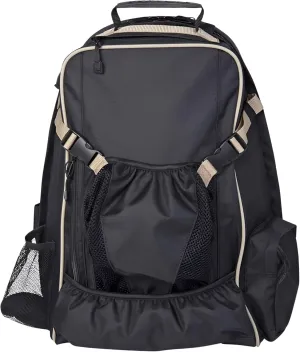 Huntley Equestrian Deluxe Heavy Duty Nylon Exterior Storage Fabric Backpack Adjustable Shoulder Straps