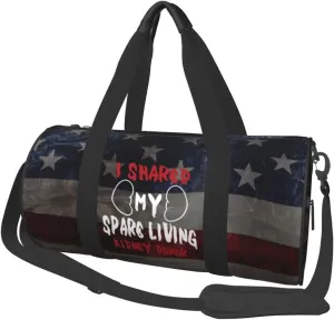 I Shared My Spare Kidney Transplant Living Donor Duffel Bag Gym Bag Travel Sports Tote Large Foldable Beach Swim Yoga6