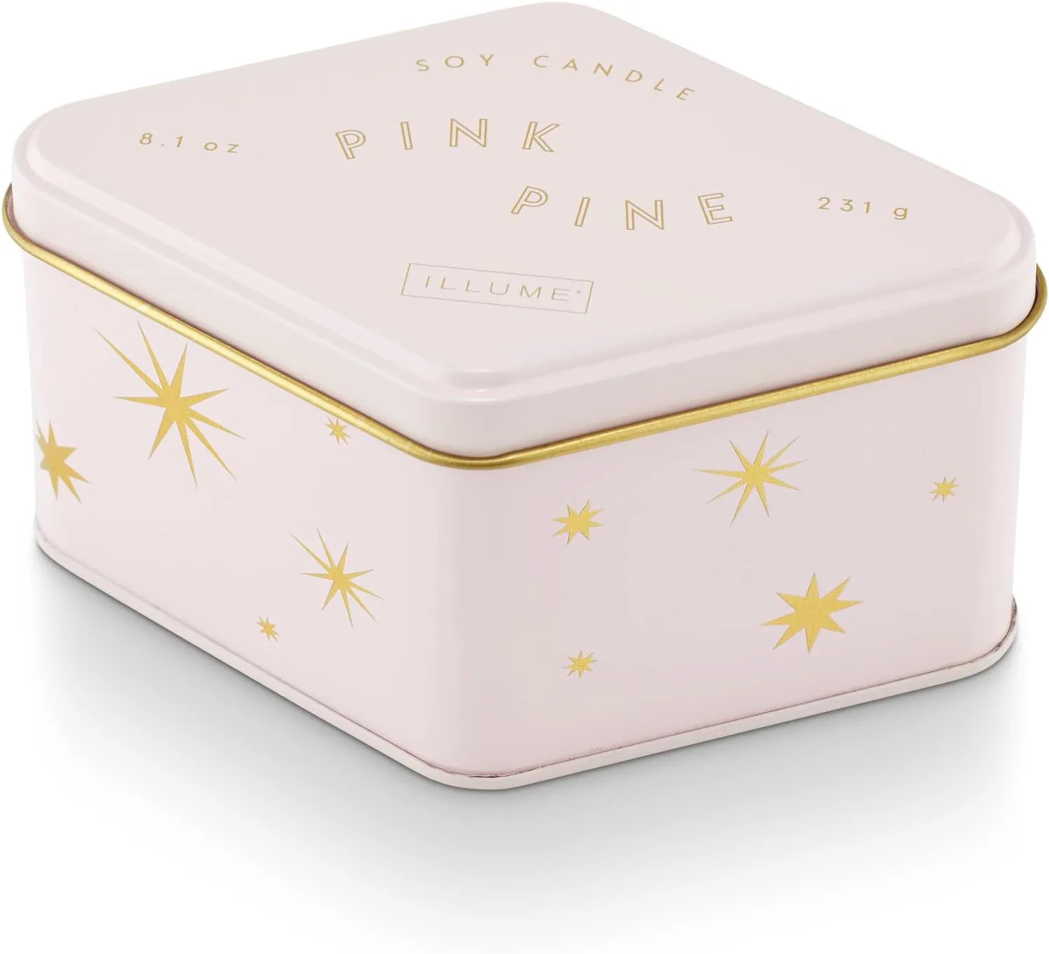 ILLUME Pink Pine Mini Tin Candle