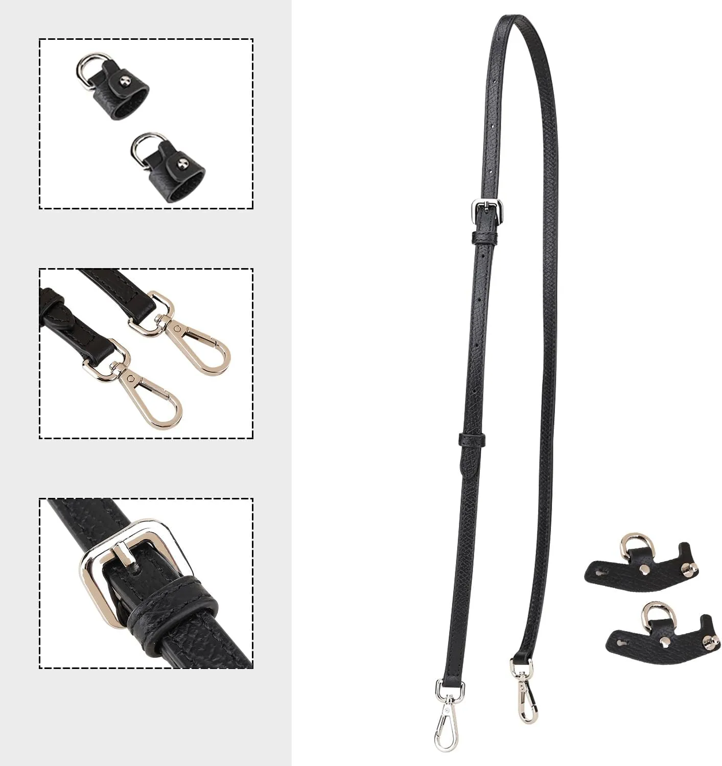 iMotion Purse Strap Purse Straps Replacement Crossbody Replacement Straps for Handbags Genuine Leather