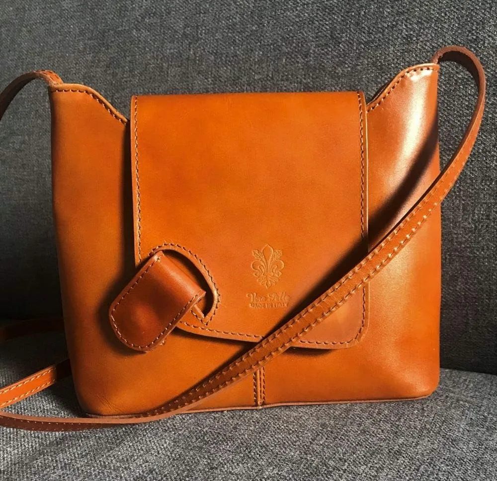 Isabella Leather Crossbody Bag