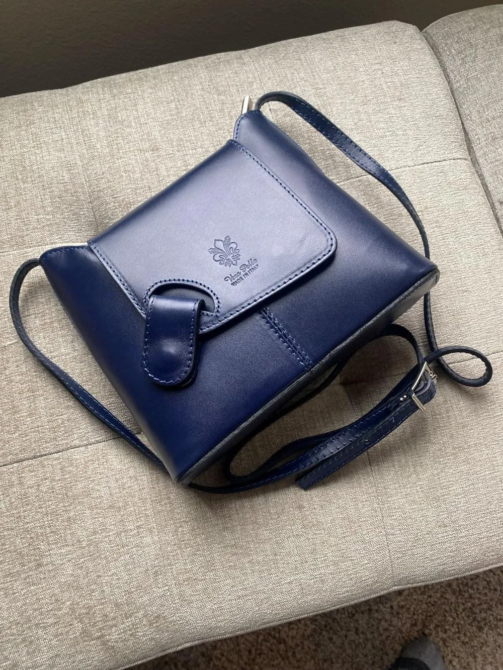 Isabella Leather Crossbody Bag