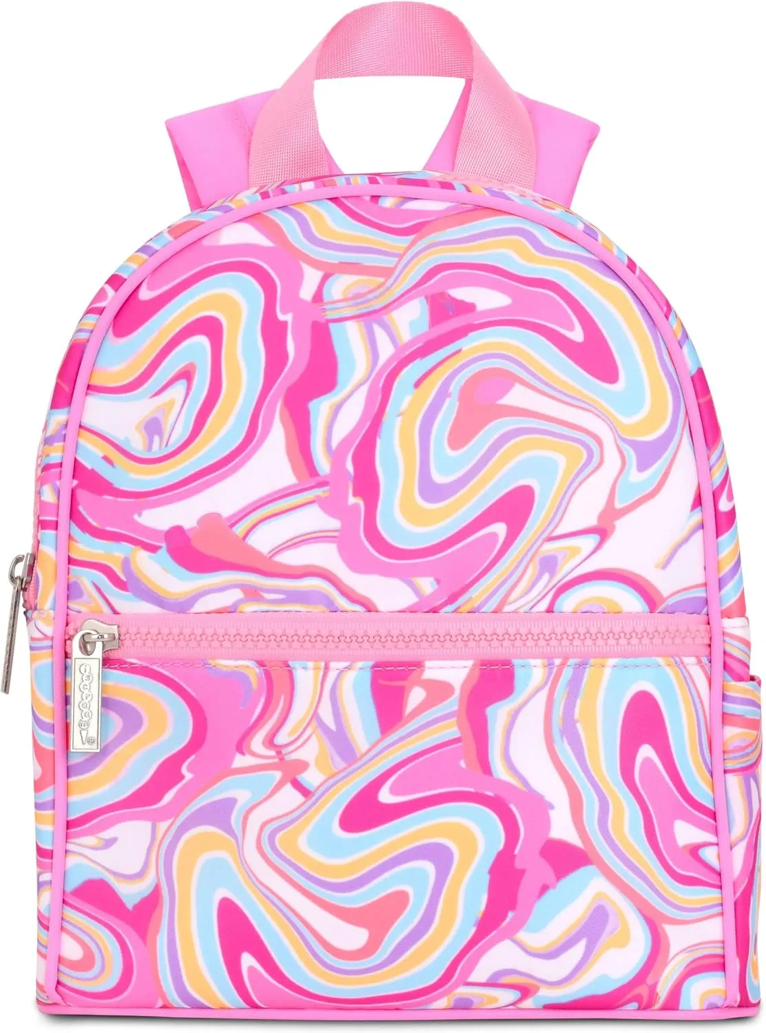 iscream Mini Classic Style 10" x 8" Backpack for Fun and Travel - Groovy Swirl